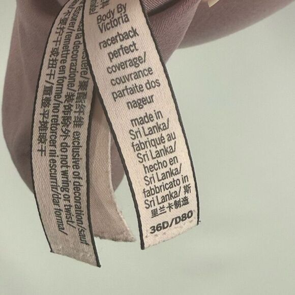 Victoria’s Secret Racerback Perfect Coverage Bra Size 36D - Picture 7 of 7